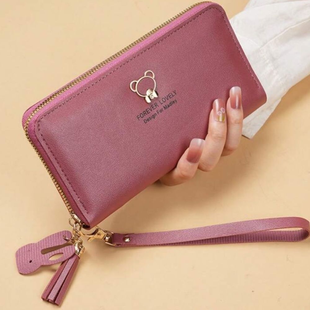 3for$20 New Women's Long Zipper Wallet Capacity Purse